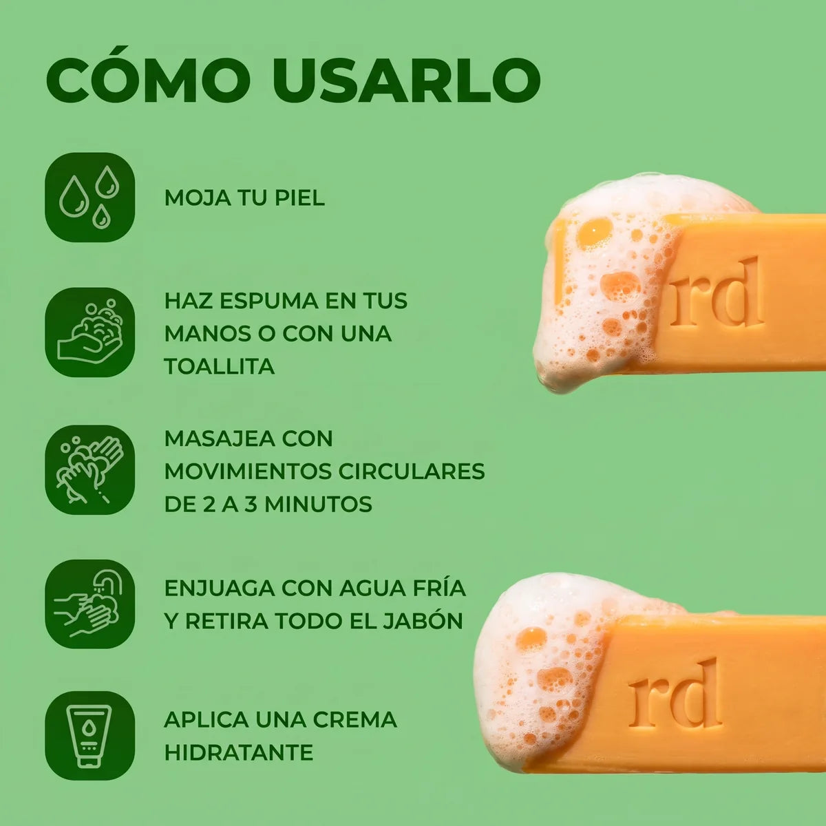 Cómo usar el jabón de cúrcuma